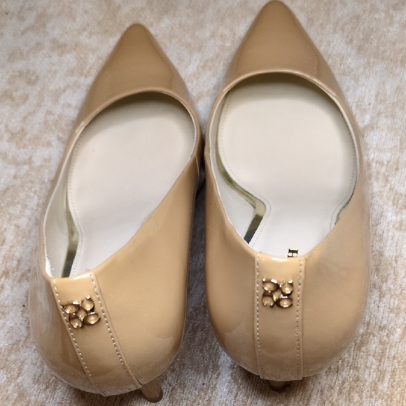 Coach Grand Nude Patent Leather Pumps for Office – Size 8.5B - Picture 5 of 13